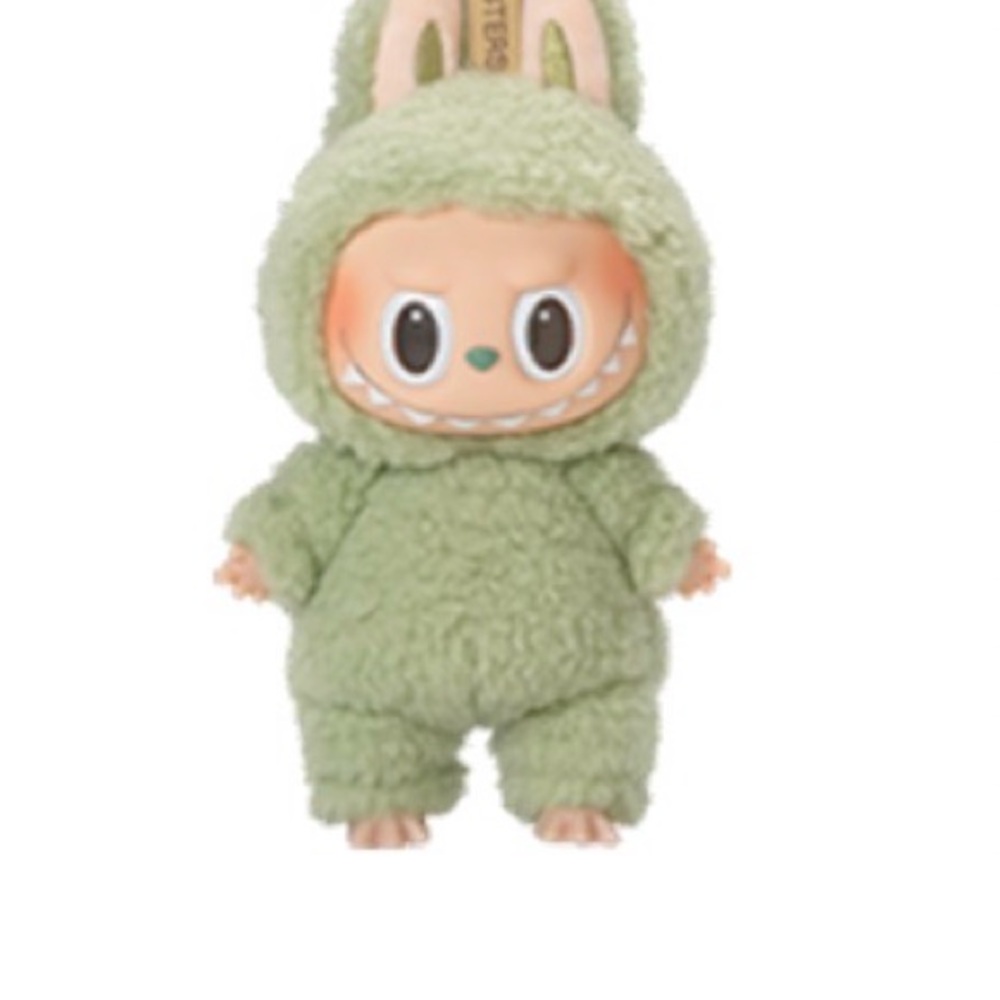 Green Plush Bunny Costume Toy
